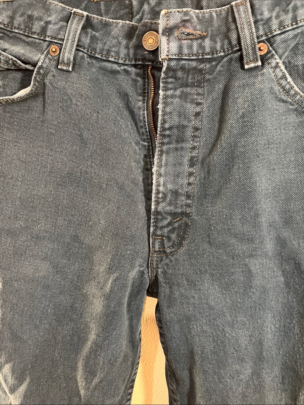 Levi's Men's Blue Straight Jeans with Leather Patch - Picture 3 of 6